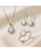 Women silver jewelry sets