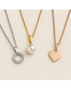 Women stainless steel necklaces