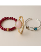 Women natural stone bracelets