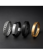 Men stainless steel bracelets